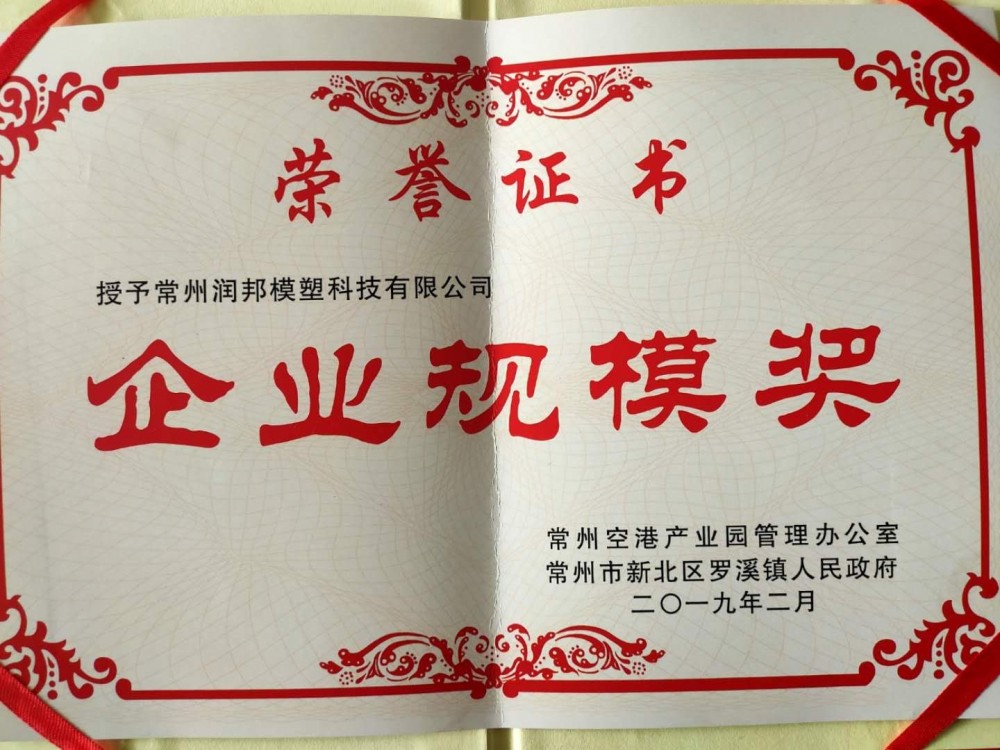 企业规模奖